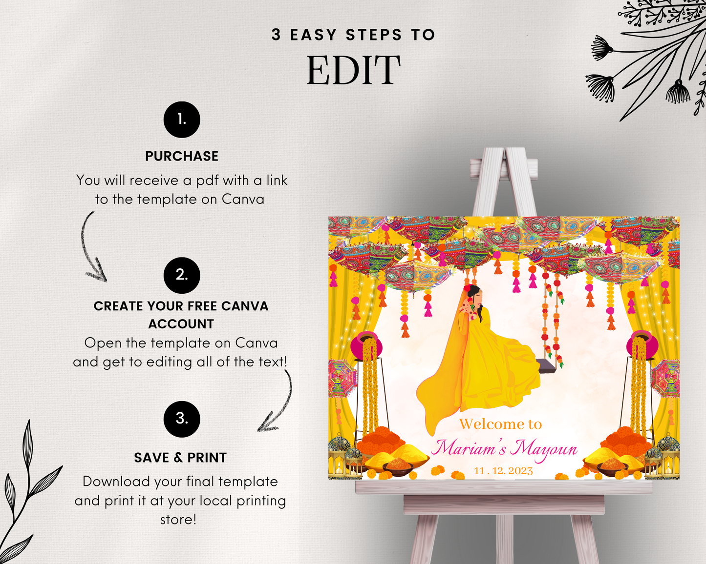 Digital Welcome Signage for Hijabji Mayoun