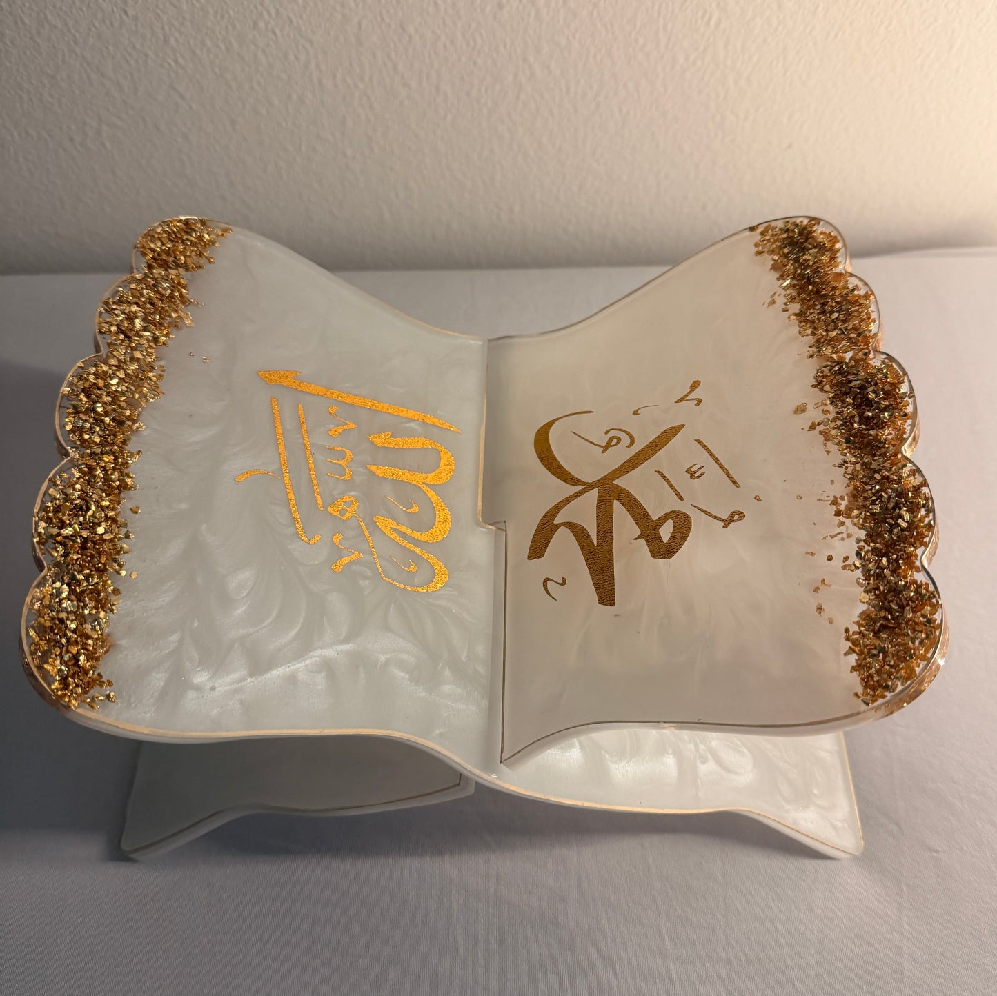 White Quran Holder Rehal