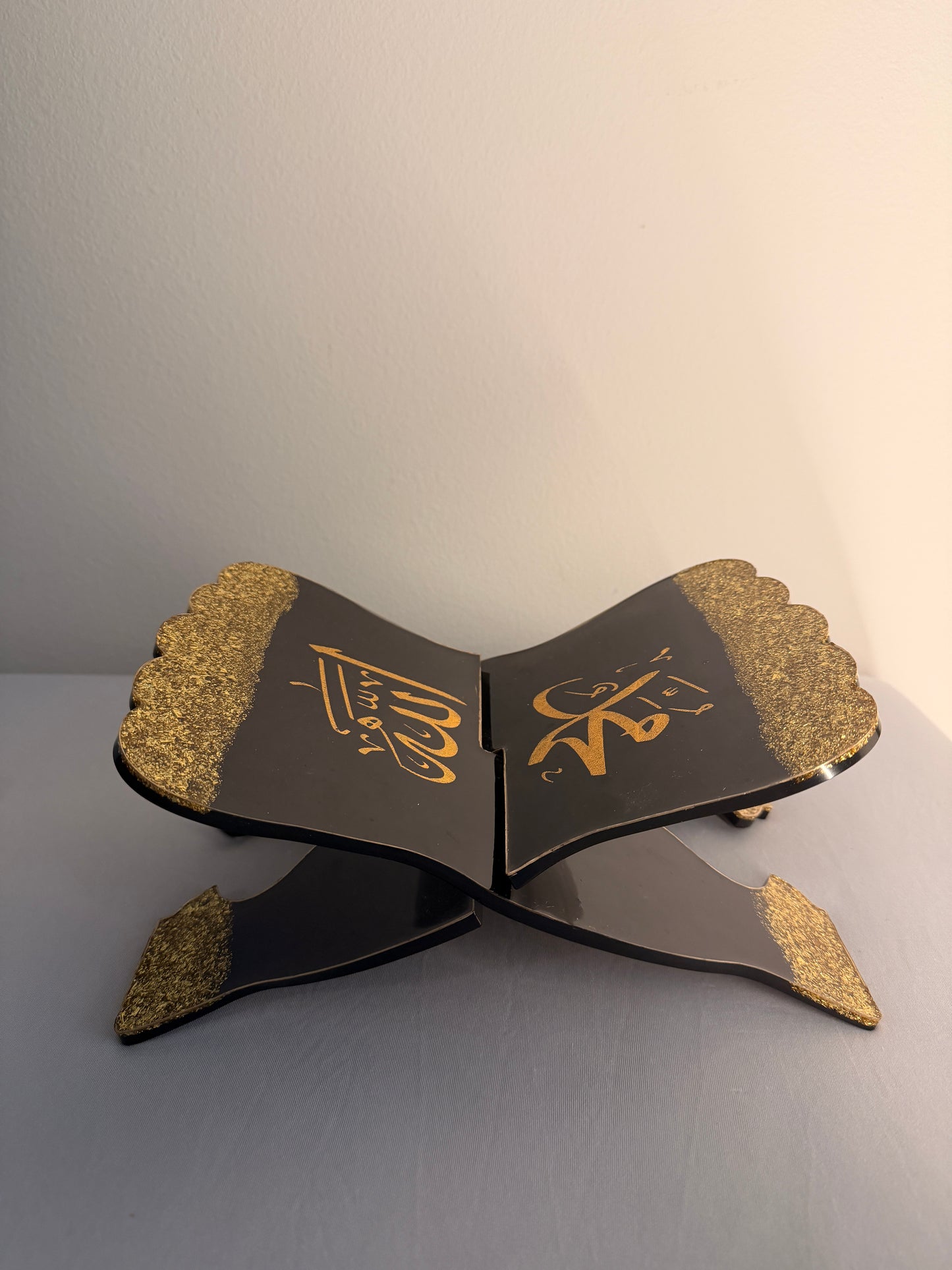 Black Quran Holder Rehal