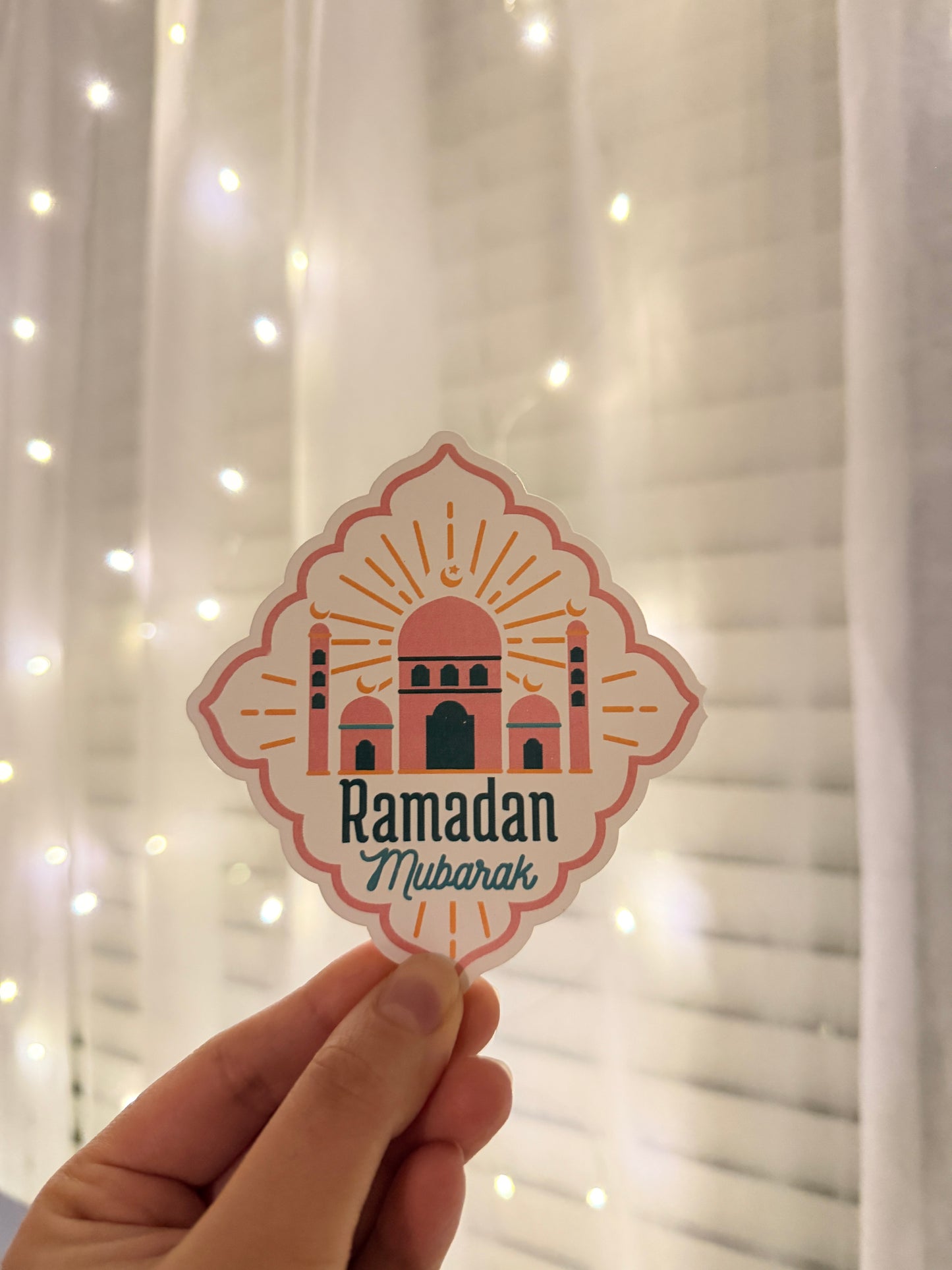 Pink Ramadan Mubarak