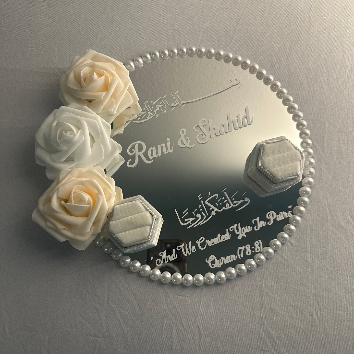 Champagne Mirror Plate