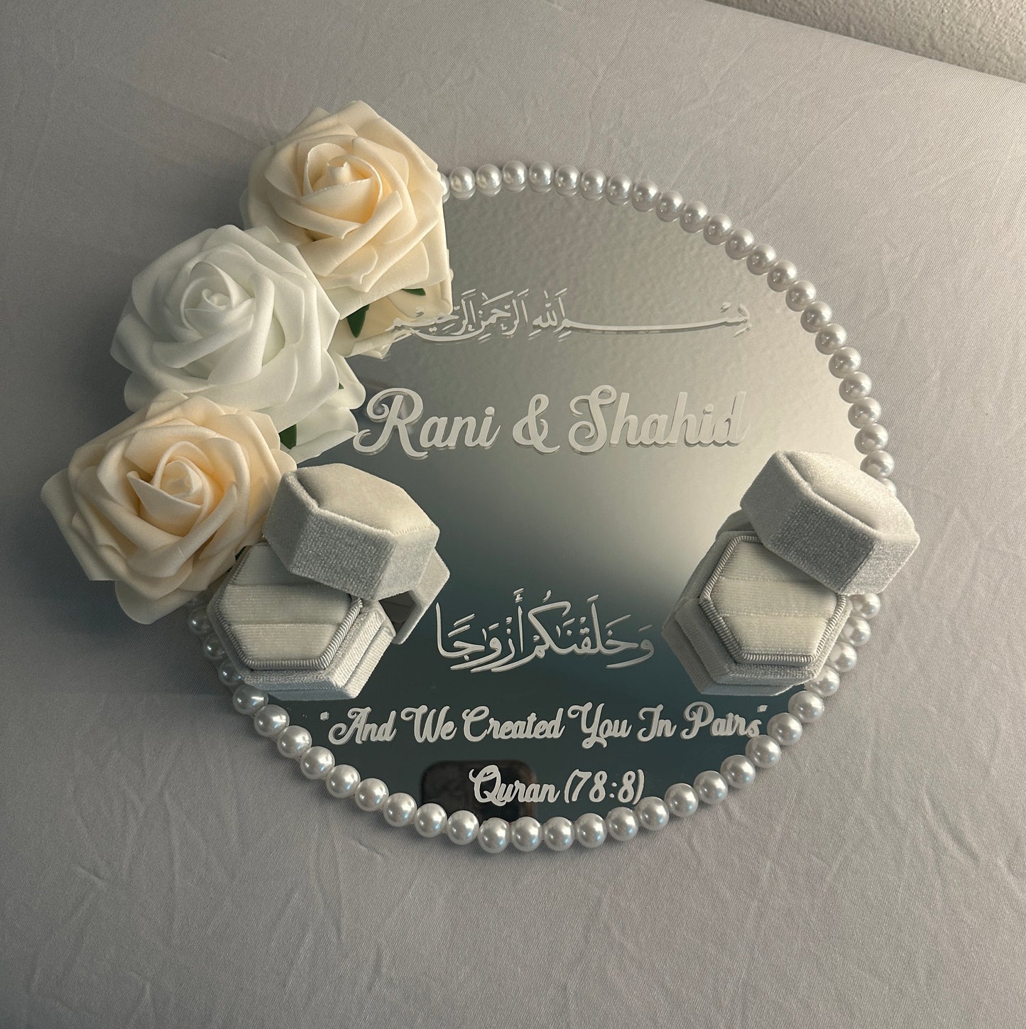 Champagne Mirror Plate