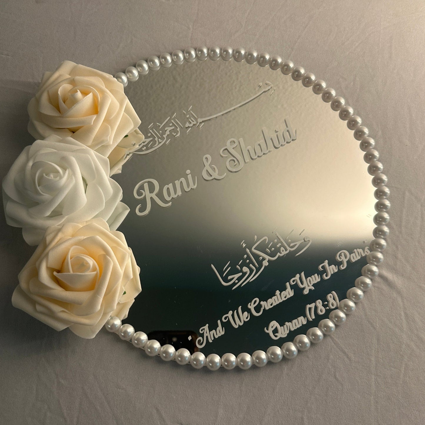 Champagne Mirror Plate