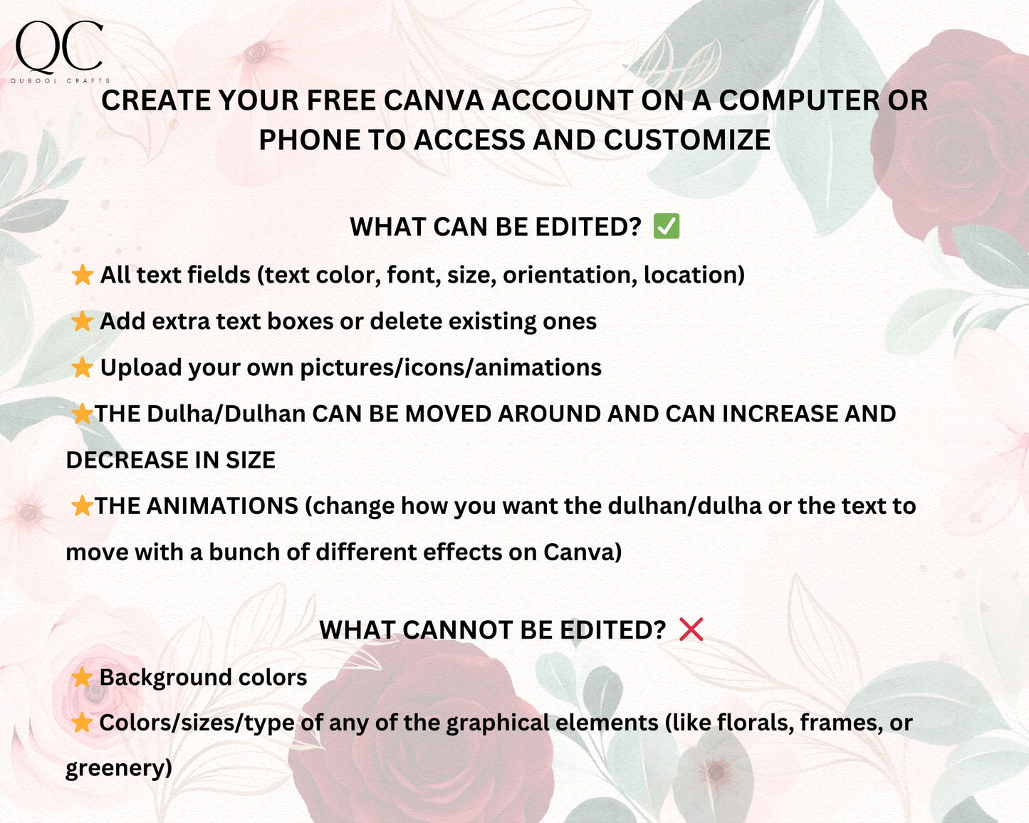 Animated Regal Red Digital Shaadi Nikkah Ceremony Walima Wedding Engagement Muslim Desi Invitation Invite Card Template Floral Masjid White