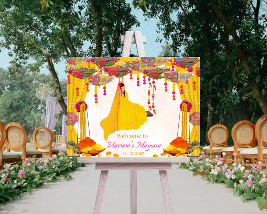 Digital Welcome Signage for Hijabji Mayoun