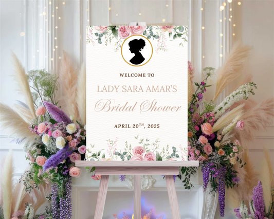 Bridgerton Bridal Shower Sign