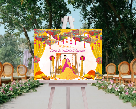 Digital Welcome Signage for Hijabi Co-Mayoun
