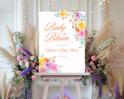 Baby in Bloom Sign