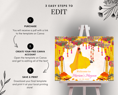 Digital Welcome Signage for Hijabji Mayoun