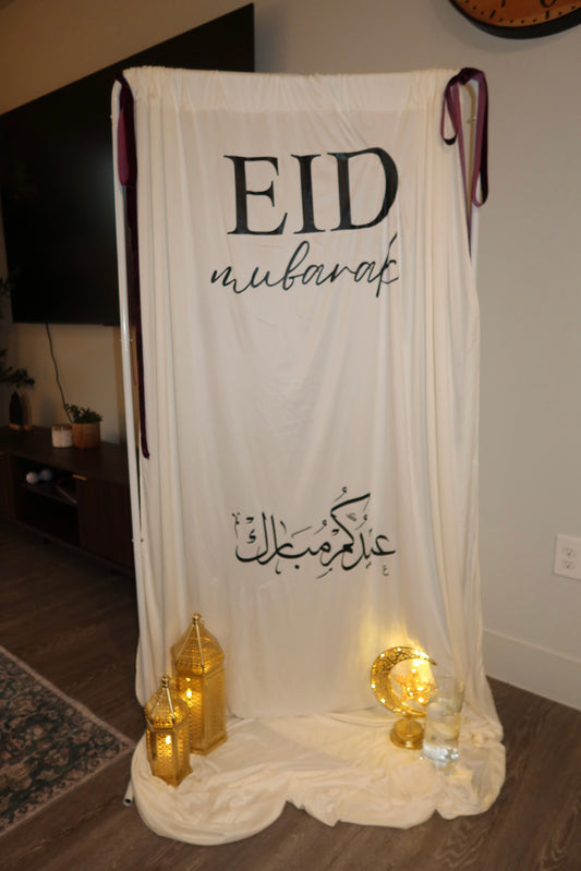 Fabric Welcome Sign