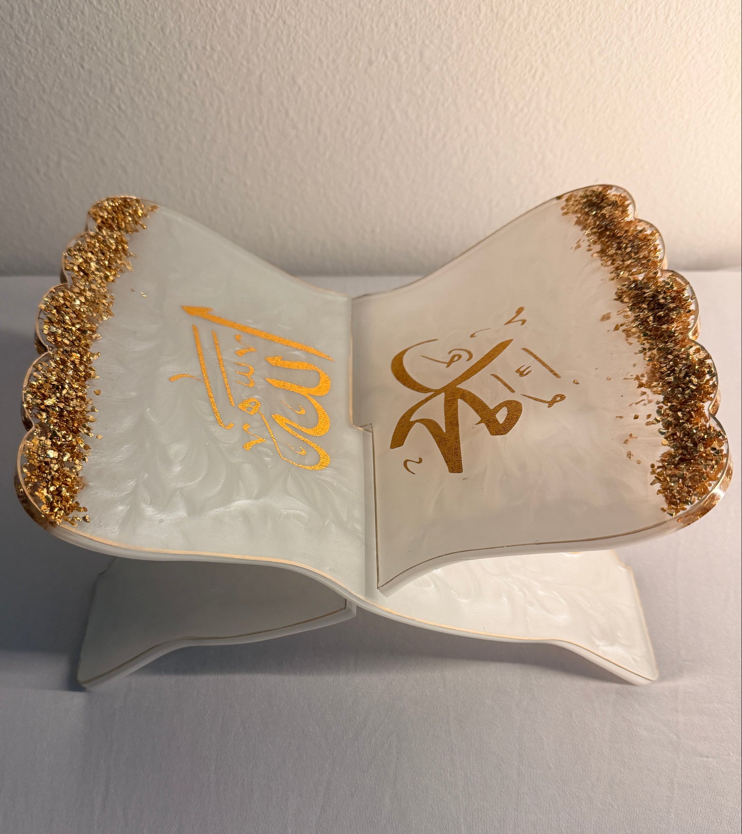 White Quran Holder Rehal