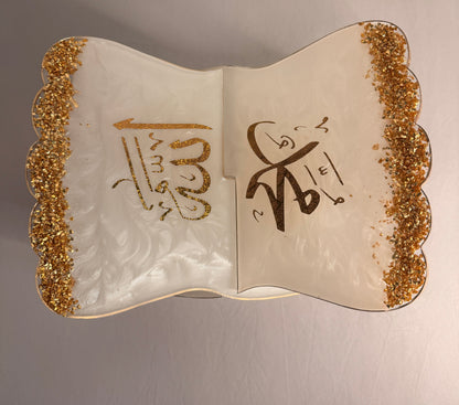 White Quran Holder Rehal