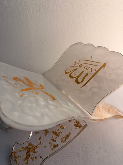 White Quran Holder Rehal
