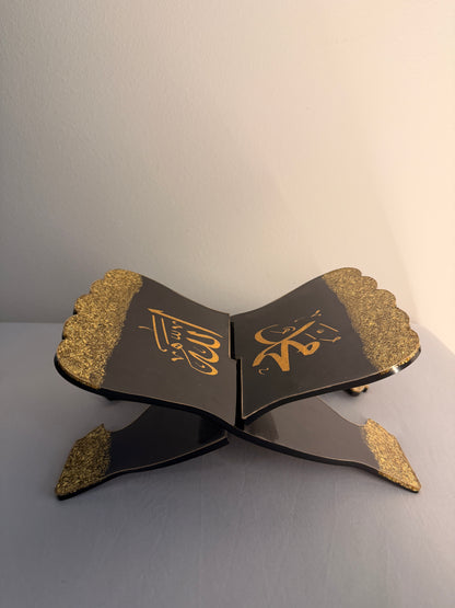 Black Quran Holder Rehal
