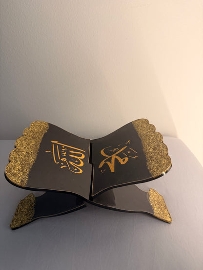 Black Quran Holder Rehal