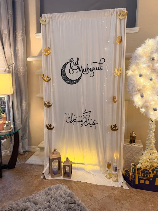 Fabric Welcome Sign