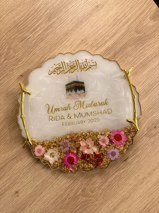 Umrah Gift Resin Tray