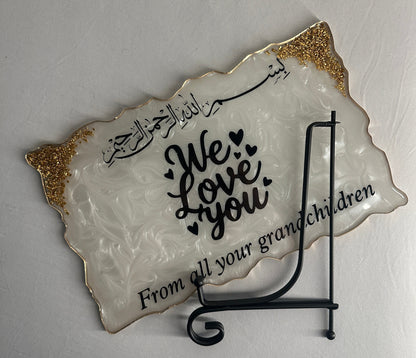 Islamic Gift Resin Plate