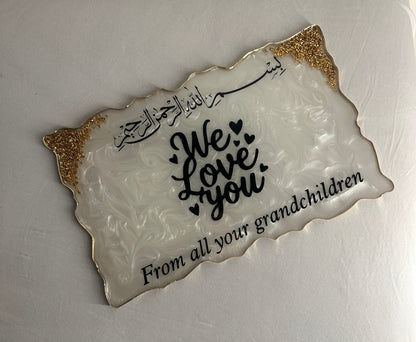 Islamic Gift Resin Plate