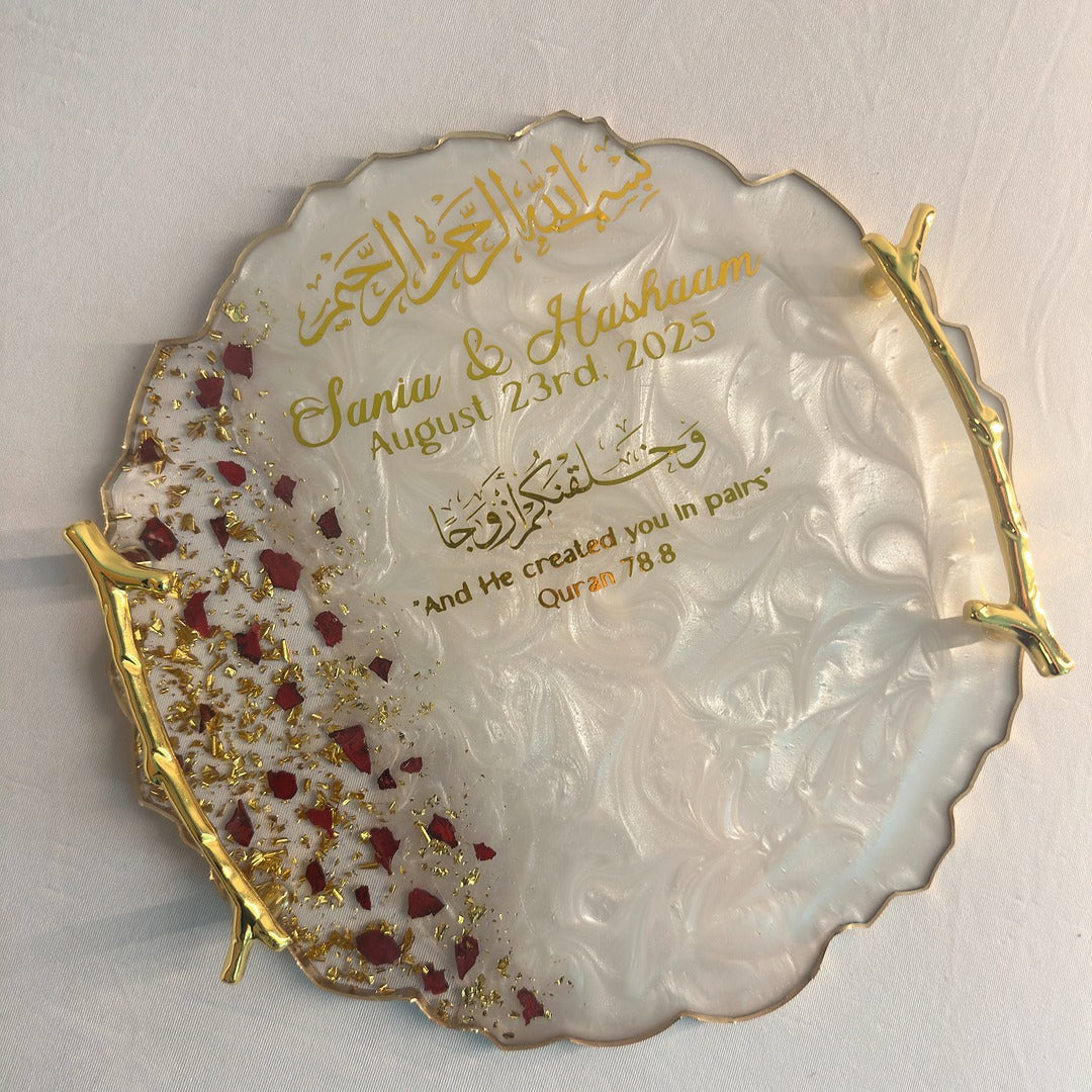 Round Resin Tray
