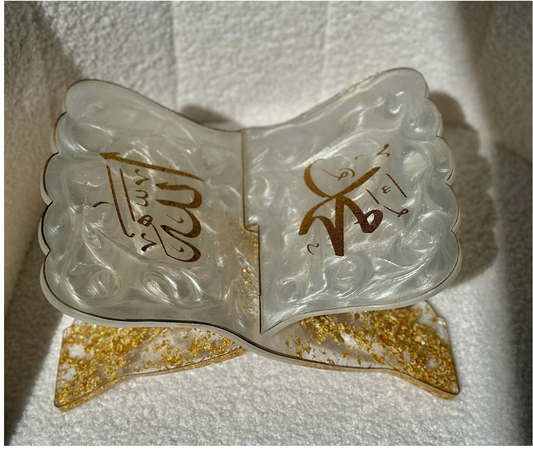 White Quran Holder Rehal