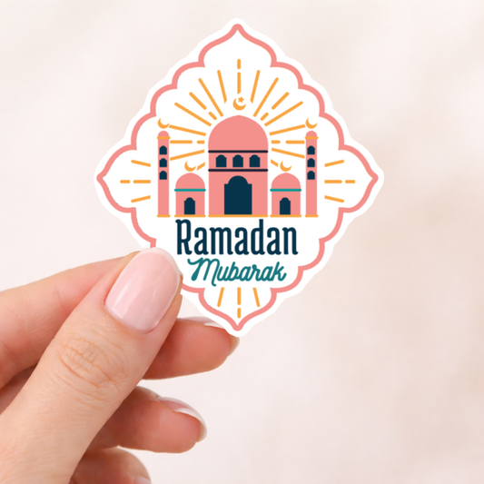 Pink Ramadan Mubarak