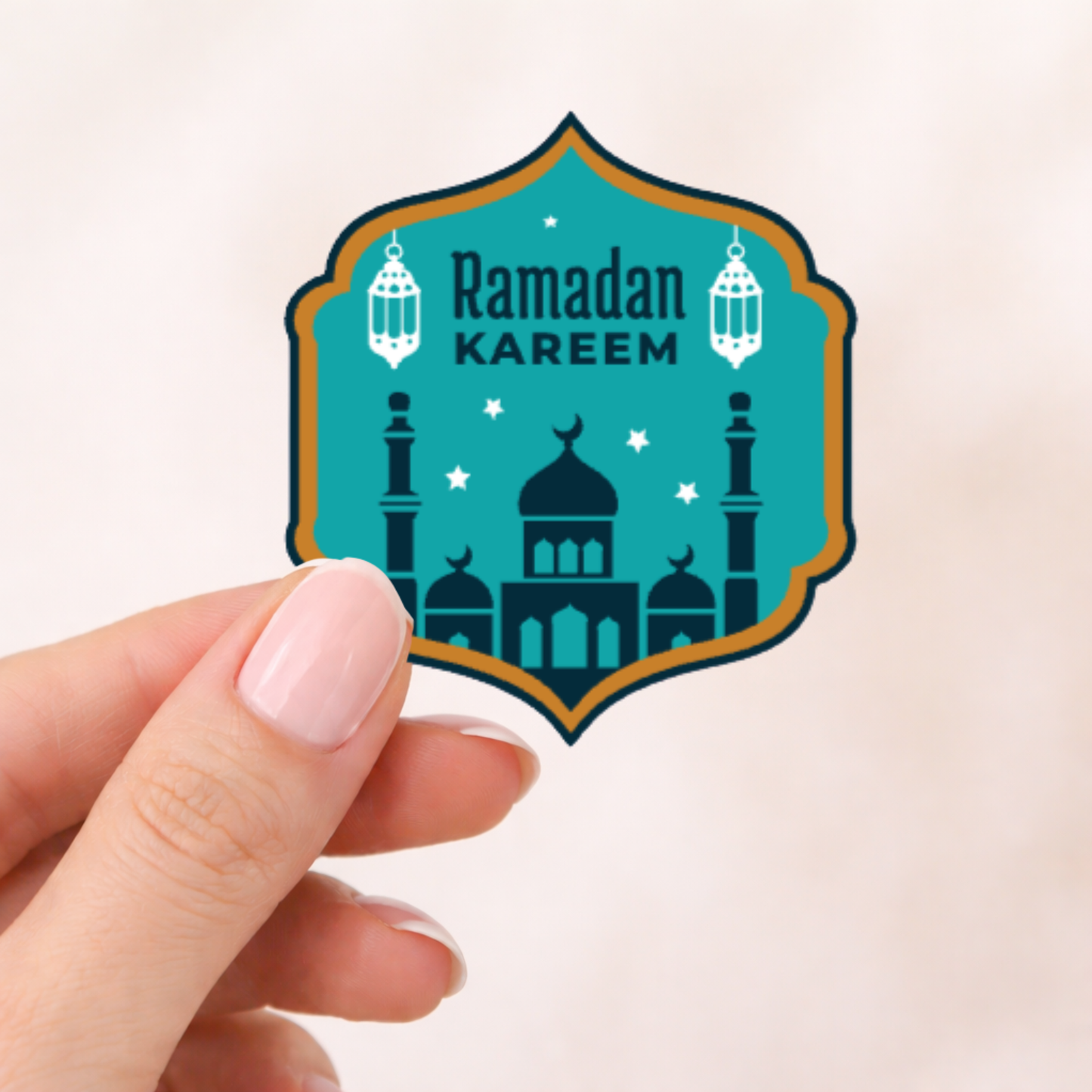 Teal Ramadan Mubarak
