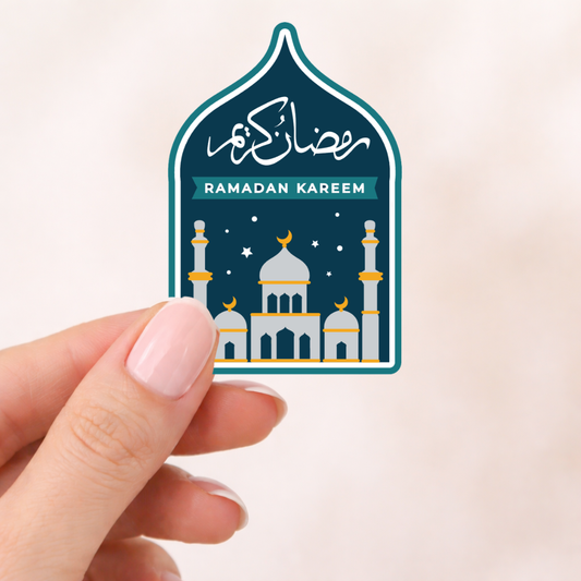 Blue Ramadan Mubarak